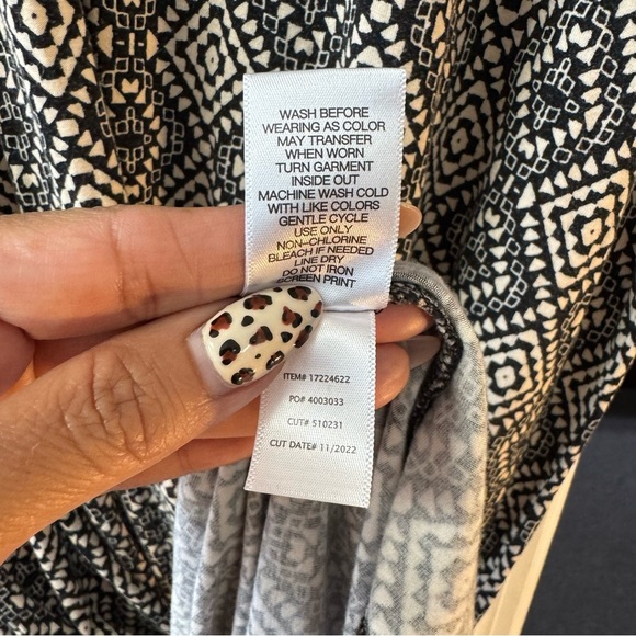 Torrid Super Soft Knits Tribal Print Side Slit Maxi Dress Plus Size 2X Brown - Picture 9 of 12